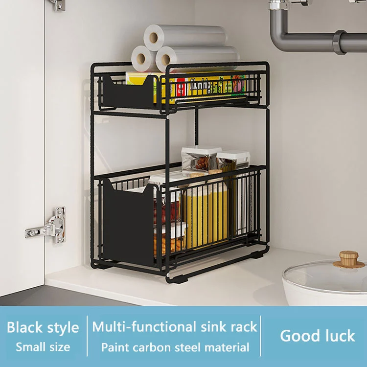 Dual-Tier multifunctionele keukenorganizer